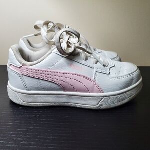 Puma Kids Sneakers in White and Pink